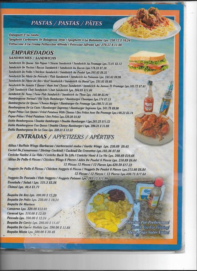 La Delphina Bed And Breakfast Bar And Grill La Ceiba Ngoại thất bức ảnh